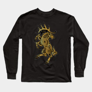 Celtic Elk Rampant Long Sleeve T-Shirt